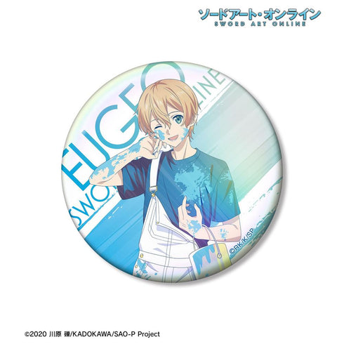 『ソードアート・オンライン』描き下ろし ユージオ ペイントスタイルver. Ani-Art clear label 第2弾 75mmオーロラ缶バッジ