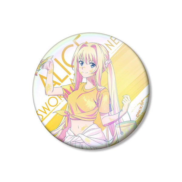 『ソードアート・オンライン』描き下ろし アリス ペイントスタイルver. Ani-Art clear label 第2弾 75mmオーロラ缶バッジ