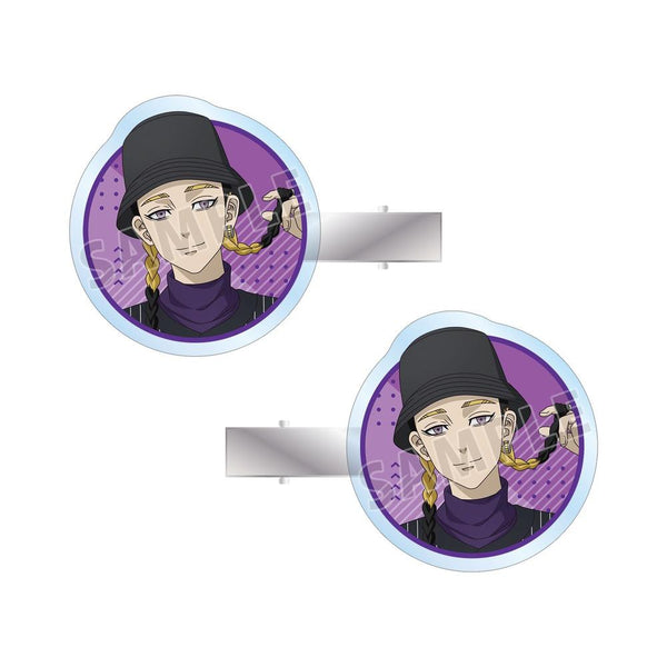 《东京复仇者》全新绘制 灰谷兰 棒球衫版 亚克力发夹2件套