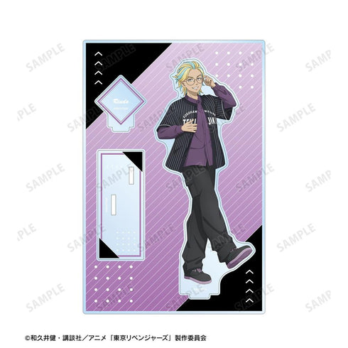 《东京复仇者》全新绘制 灰谷龙胆 棒球衫版 附配件的大号亚克力立牌