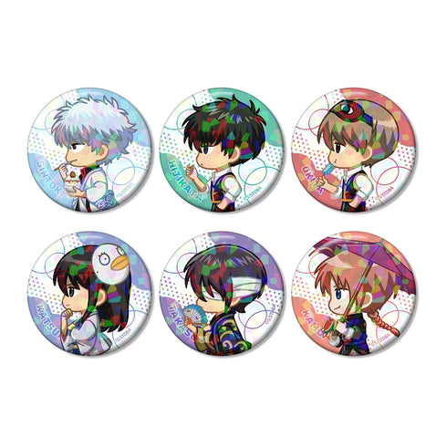 『銀魂』トレーディング ちびとこ 夏の歩みver. ホログラム缶バッジ(単位/BOX)