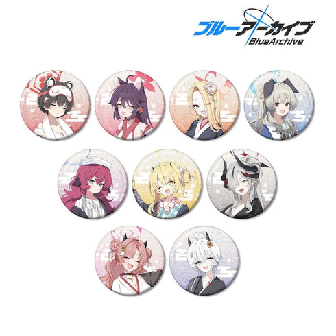 『ブルーアーカイブ』トレーディンググリッター缶バッジ(単位/BOX)