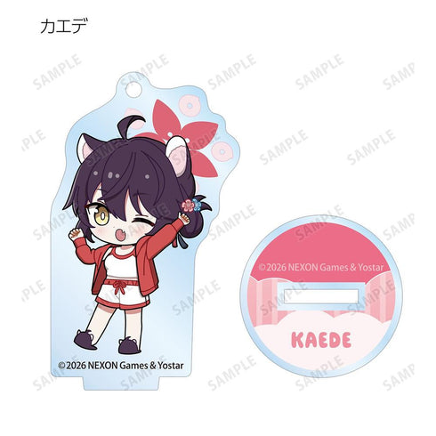 "Blue Archive" Trading Chibi Character Acrylic Stand Keychains (Sold by the box)