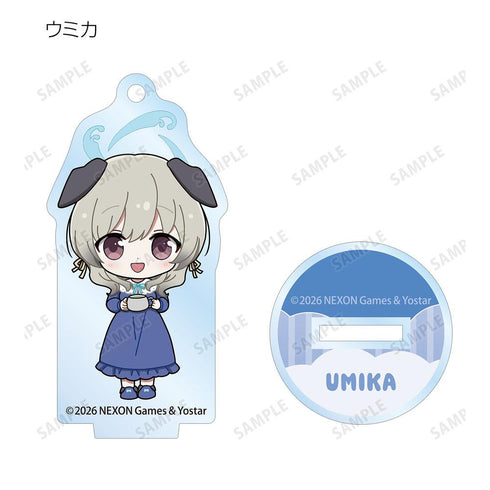 "Blue Archive" Trading Chibi Character Acrylic Stand Keychains (Sold by the box)