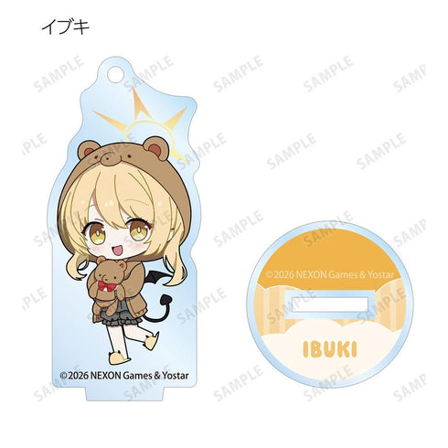 "Blue Archive" Trading Chibi Character Acrylic Stand Keychains (Sold by the box)