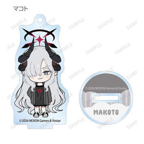 "Blue Archive" Trading Chibi Character Acrylic Stand Keychains (Sold by the box)