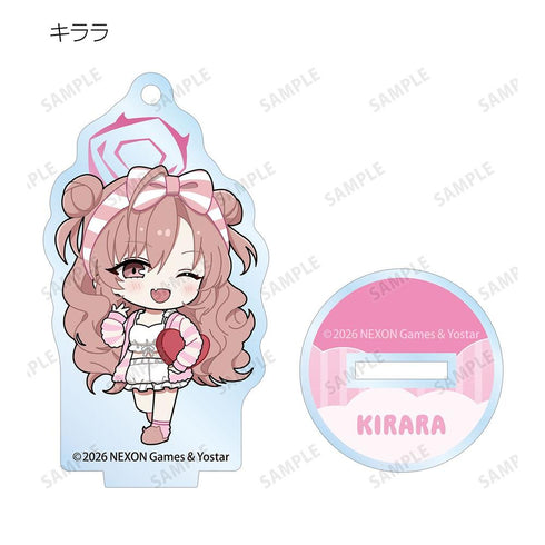 "Blue Archive" Trading Chibi Character Acrylic Stand Keychains (Sold by the box)