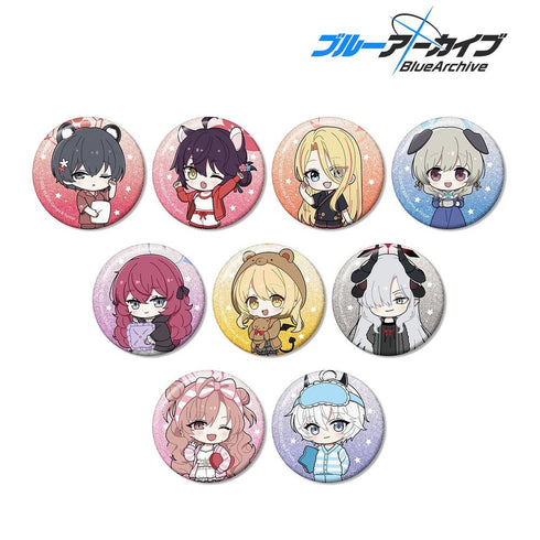 『ブルーアーカイブ』トレーディング ちびキャラ グリッター缶バッジ(単位/BOX)