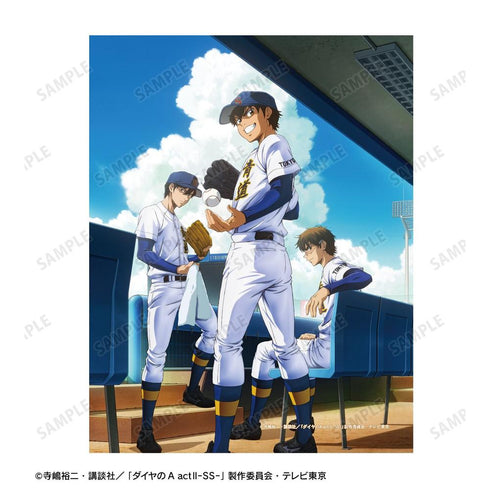 『ダイヤのA actII -Second Season-』キービジュアル F0号キャンバスボード