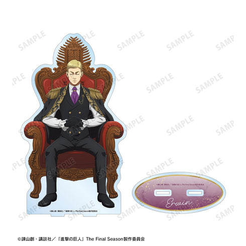 "Attack on Titan" Original Illustration: Erwin—The Throne of Dreams (Colored Version) Extra-Large Acrylic Stand