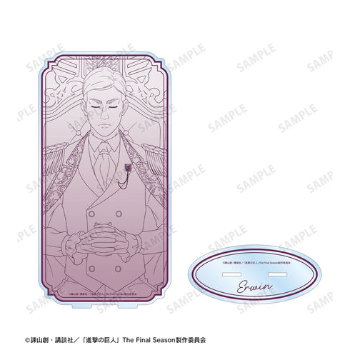 《进击的巨人》全新绘制 埃尔文 “梦中的王座”·线稿版 特大亚克力立牌