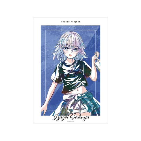 『東方Project』松本能人イラスト 十六夜咲夜 現代風ファッションver. Ani-Art A3マット加工ポスター