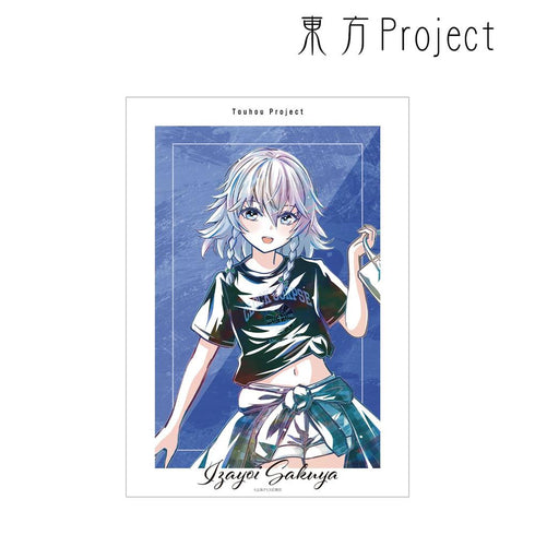 『東方Project』松本能人イラスト 十六夜咲夜 現代風ファッションver. Ani-Art A3マット加工ポスター