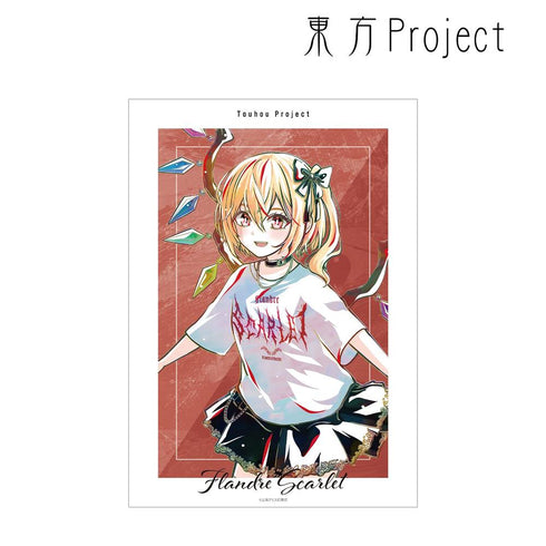 『東方Project』松本能人イラスト フランドール・スカーレット 現代風ファッションver. Ani-Art A3マット加工ポスター