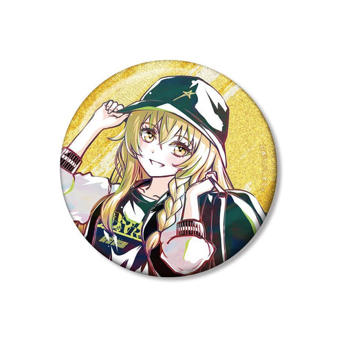 『東方Project』松本能人イラスト 霧雨魔理沙 現代風ファッションver. Ani-Art 75mmグリッター缶バッジ