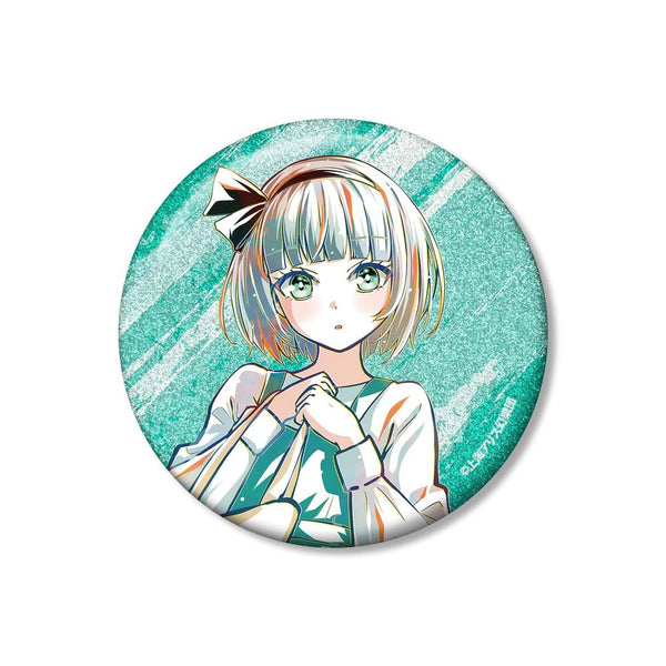 『東方Project』松本能人イラスト 魂魄妖夢 現代風ファッションver. Ani-Art 75mmグリッター缶バッジ
