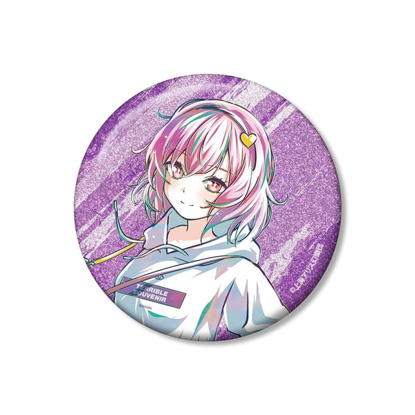 『東方Project』松本能人イラスト 古明地さとり 現代風ファッションver. Ani-Art 75mmグリッター缶バッジ