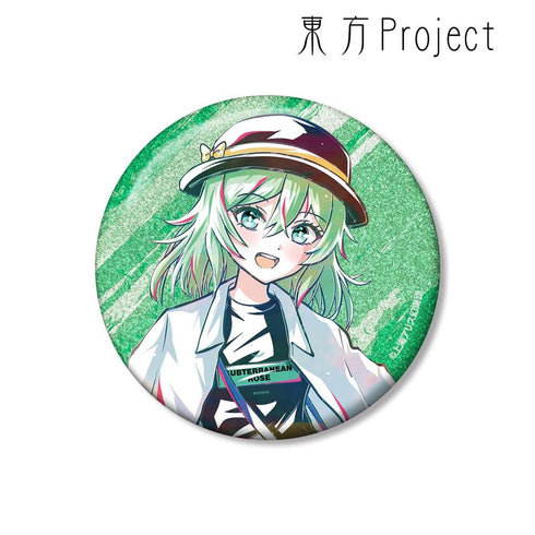 『東方Project』松本能人イラスト 古明地こいし 現代風ファッションver. Ani-Art 75mmグリッター缶バッジ