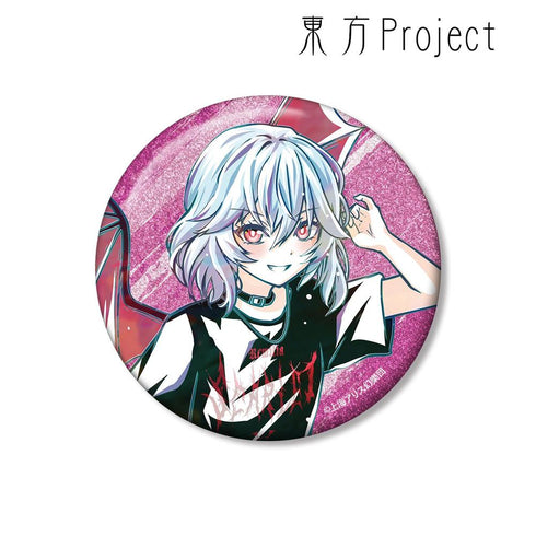 『東方Project』松本能人イラスト レミリア・スカーレット 現代風ファッションver. Ani-Art 75mmグリッター缶バッジ