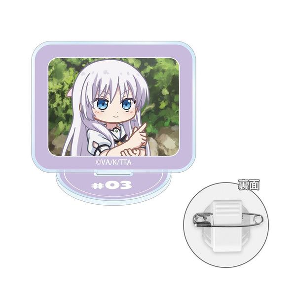 『Summer Pockets』鳴瀬しろは ゆるコマ アクリルスタンドマルチバッジ ver.A