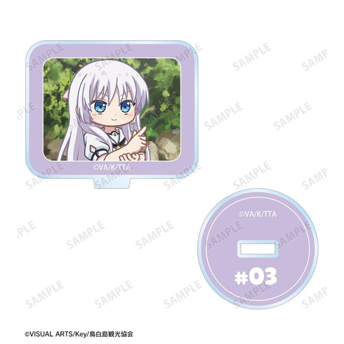 『Summer Pockets』鳴瀬しろは ゆるコマ アクリルスタンドマルチバッジ ver.A