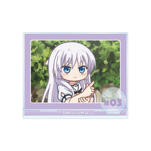 『Summer Pockets』鳴瀬しろは ゆるコマ パーツ付きBIGアクリルスタンド ver.A