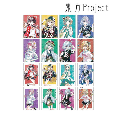 『東方Project』松本能人イラスト 現代風ファッションver. トレーディング Ani-Art ブロマイド(単位/BOX)
