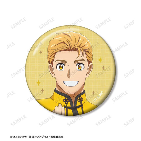 『メダリスト』描き下ろし 明浦路 司 チャイナ服ver. 缶バッジ2個セット