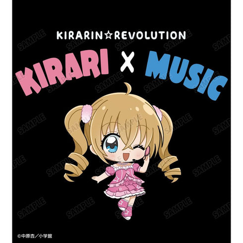 『きらりん☆レボリューション』月島きらり ちびキャラ 音楽ver. BIGシルエットTシャツユニセックス