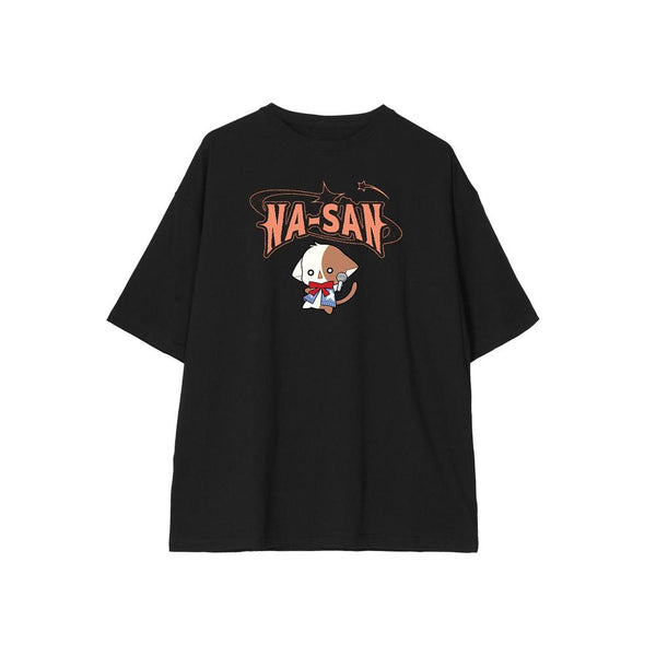 『きらりん☆レボリューション』なーさん ちびキャラ 音楽ver. BIGシルエットTシャツ ver.Aユニセックス