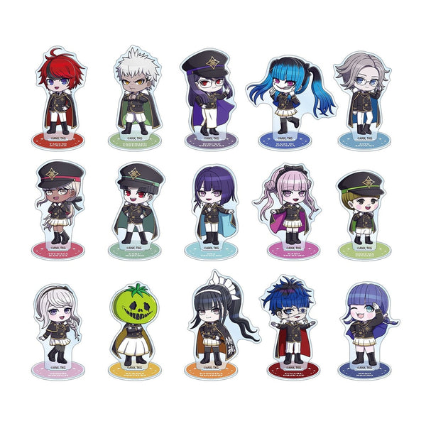 『HUNDRED LINE -最終防衛学園-』ミリタリーver. トレーディング ちびキャラ アクリルスタンド カラオケの鉄人 コラボ(単位/BOX)