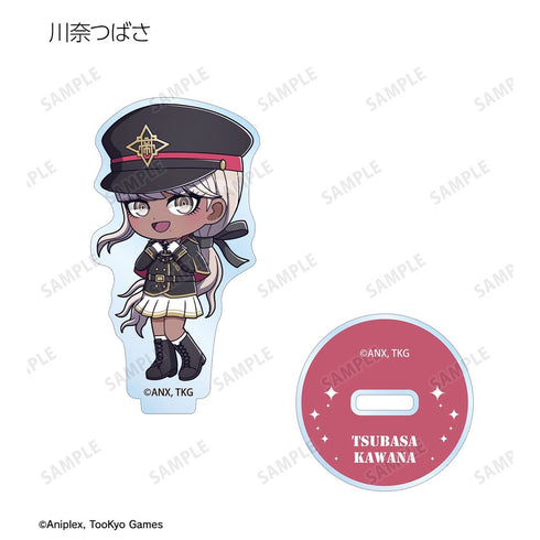 『HUNDRED LINE -最終防衛学園-』ミリタリーver. トレーディング ちびキャラ アクリルスタンド カラオケの鉄人 コラボ(単位/BOX)