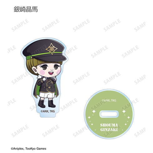 『HUNDRED LINE -最終防衛学園-』ミリタリーver. トレーディング ちびキャラ アクリルスタンド カラオケの鉄人 コラボ(単位/BOX)