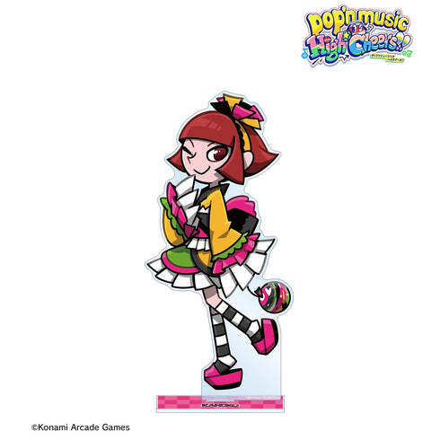 『pop'n music High☆Cheers!!』描き下ろし 鹿ノ子 夏祭りver. 特大アクリルスタンド