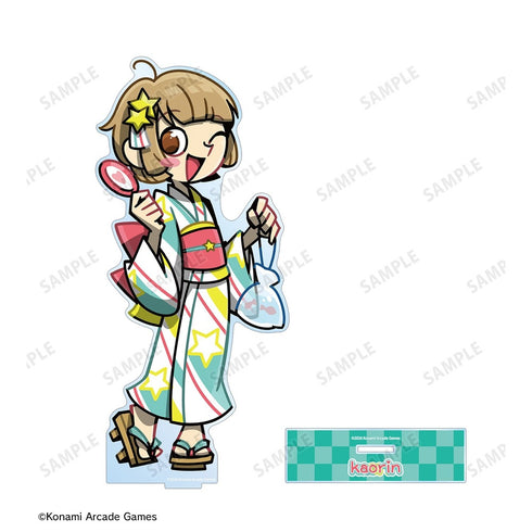 『pop'n music High☆Cheers!!』描き下ろし かおりん 夏祭りver. 特大アクリルスタンド