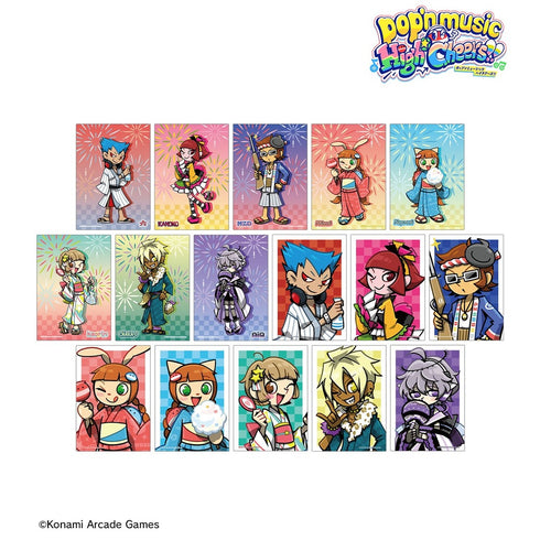 『pop'n music High☆Cheers!!』描き下ろし 夏祭りver. トレーディングブロマイド(単位/BOX)