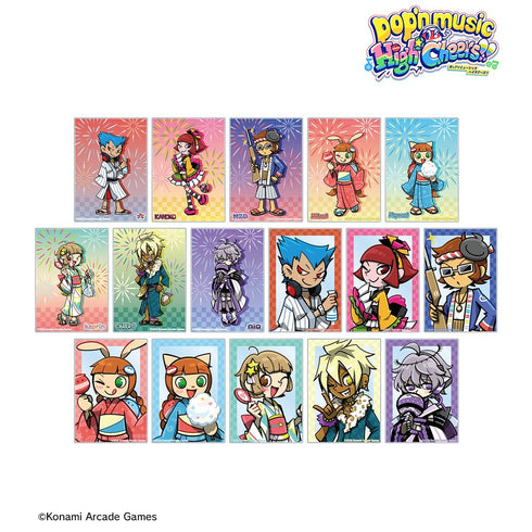 『pop'n music High☆Cheers!!』描き下ろし 夏祭りver. トレーディングアクリルカード(単位/BOX)