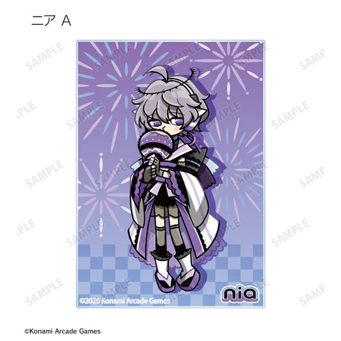『pop'n music High☆Cheers!!』描き下ろし 夏祭りver. トレーディングアクリルカード(単位/BOX)