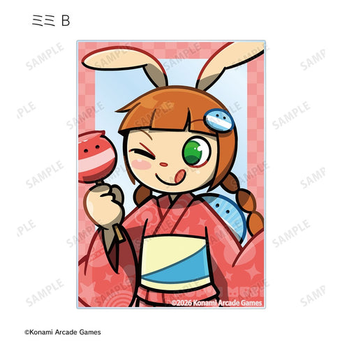 『pop'n music High☆Cheers!!』描き下ろし 夏祭りver. トレーディングアクリルカード(単位/BOX)