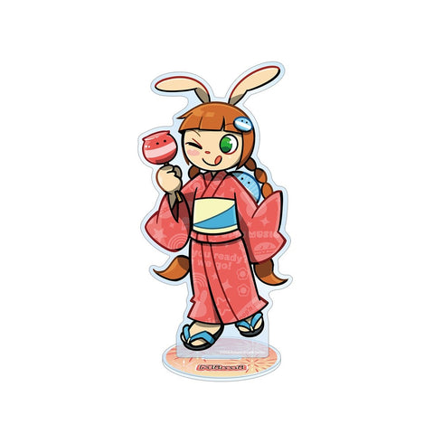 『pop'n music High☆Cheers!!』描き下ろし ミミ 夏祭りver. BIGアクリルスタンド