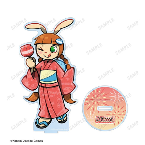 『pop'n music High☆Cheers!!』描き下ろし ミミ 夏祭りver. BIGアクリルスタンド