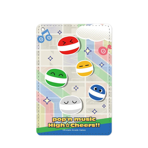 『pop'n music High☆Cheers!!』ポップ君 1ポケットパスケース