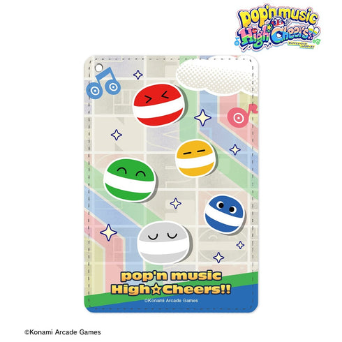 『pop'n music High☆Cheers!!』ポップ君 1ポケットパスケース