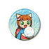『pop'n music High☆Cheers!!』描き下ろし ニャミ 夏祭りver. 75mm缶バッジ