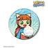 『pop'n music High☆Cheers!!』描き下ろし ニャミ 夏祭りver. 75mm缶バッジ