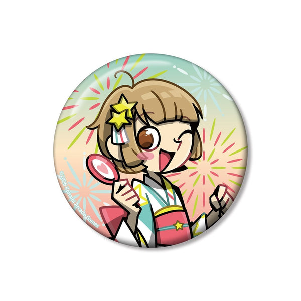 『pop'n music High☆Cheers!!』描き下ろし かおりん 夏祭りver. 75mm缶バッジ
