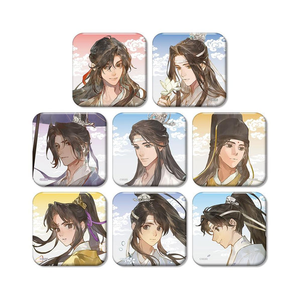 『魔道祖師日本語版ラジオドラマ』描き下ろし 歩みver. トレーディングスクエア缶バッジ(単位/BOX)
