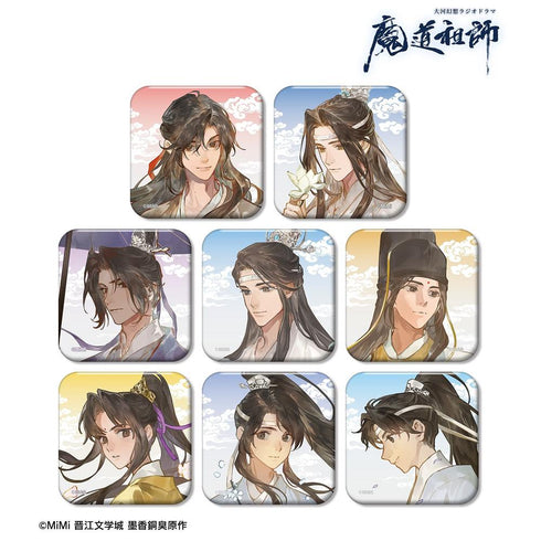 『魔道祖師日本語版ラジオドラマ』描き下ろし 歩みver. トレーディングスクエア缶バッジ(単位/BOX)