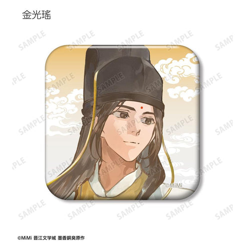 『魔道祖師日本語版ラジオドラマ』描き下ろし 歩みver. トレーディングスクエア缶バッジ(単位/BOX)