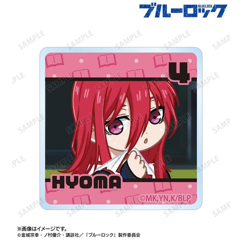 『ブルーロック』千切 豹馬 ゆるコマ モチーフ柄 アクリルマスコット